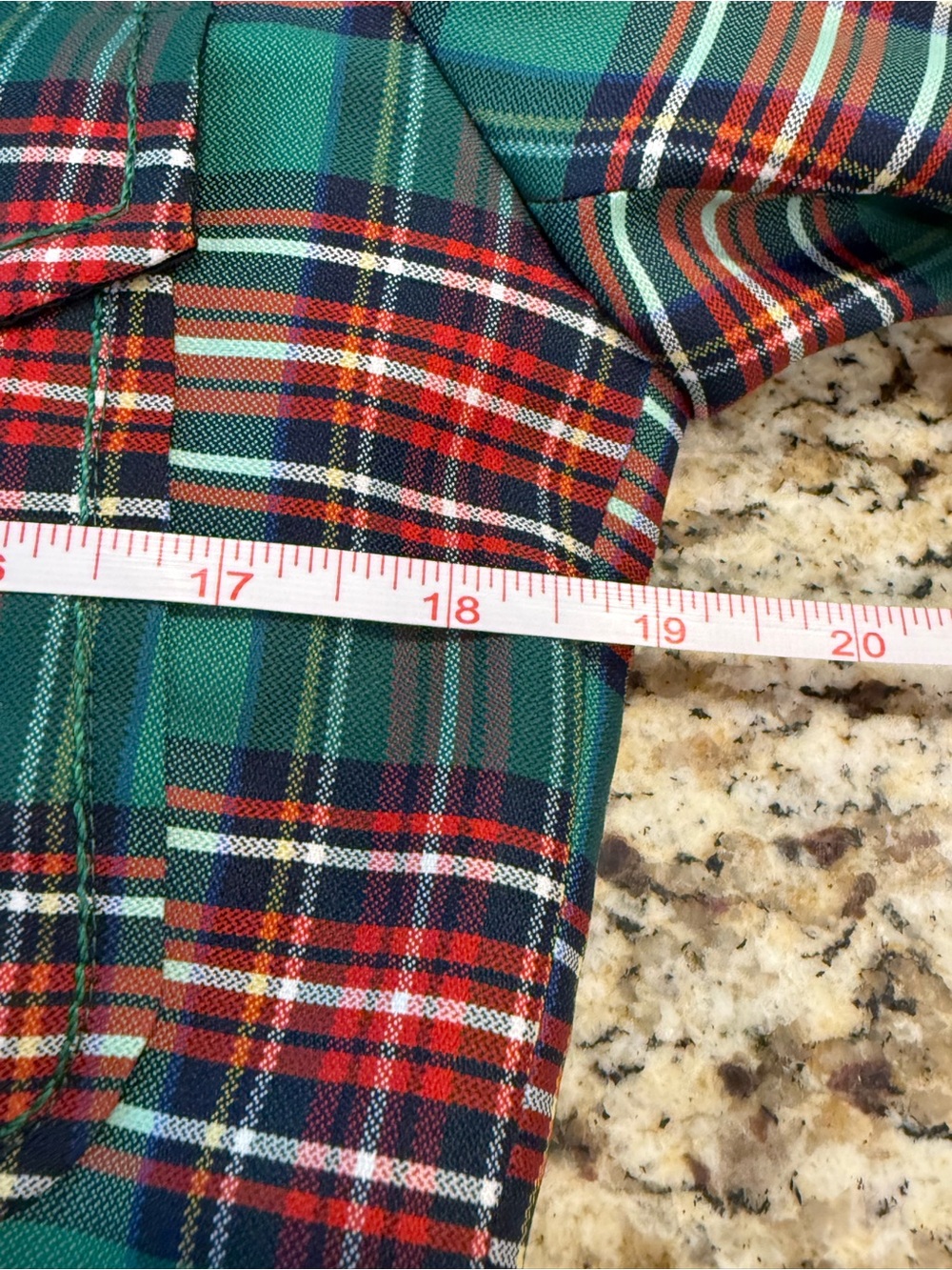 Preppy Green Red Tartan Plaid blazer jacket lined split hem SZ M - Picture 7 of 11